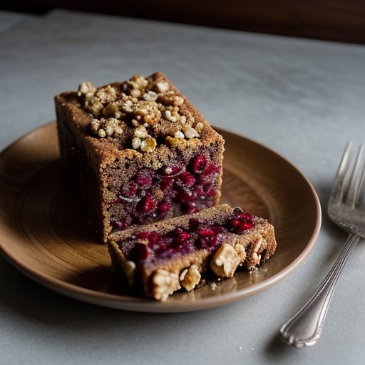 Fruit Sweet and Sugar Free - Cranberry Banana Walnut Brea recipe image