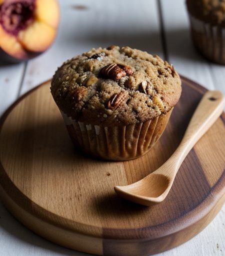 Fruit Sweet and Sugar Free - Peach Oat Bran Muffins recipe image