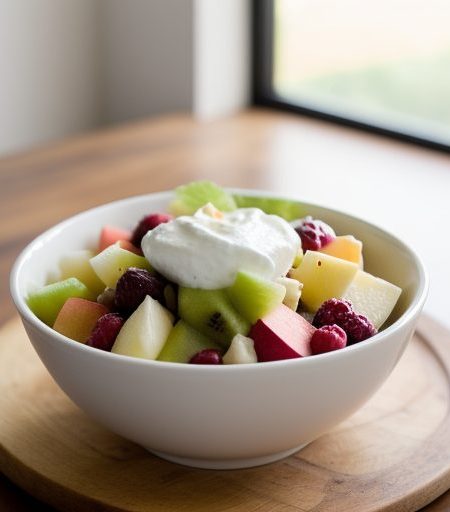 Fruit & Vegetable Yogurt Salad recipe image