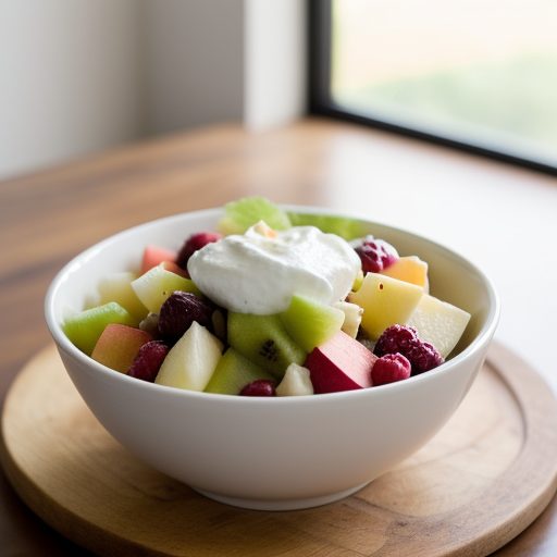 Fruit & Vegetable Yogurt Salad recipe image