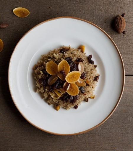 Fruited Rice W/ Mushrooms & Almonds recipe image