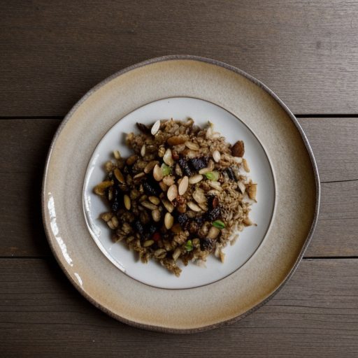 Fruited Rice W/ Mushrooms & Almonds recipe image