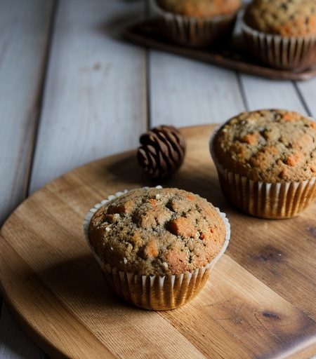Fruity Carrot-Bran Muffins recipe image