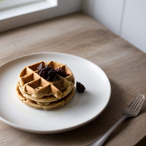 Fruity Golden Waffles recipe image