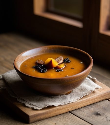 Fruktsoppa (Old-Fashioned Fruit Soup recipe image