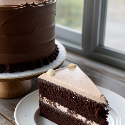 Fudge Cake With Sea Foam Frosting recipe image