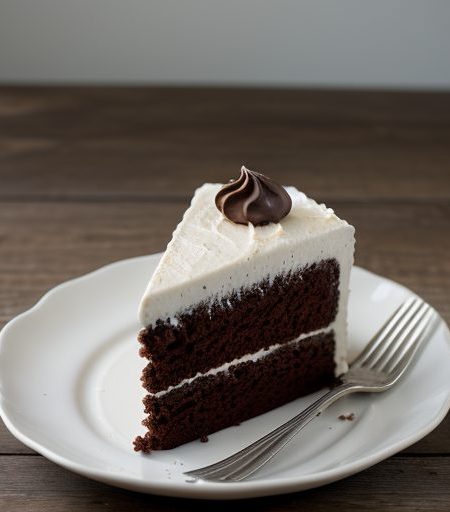 Fudge Cake With Sea Foam Frosting recipe image