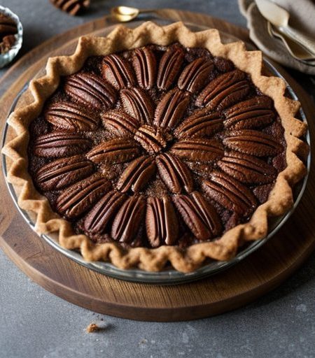 Fudge Pecan Pie recipe image