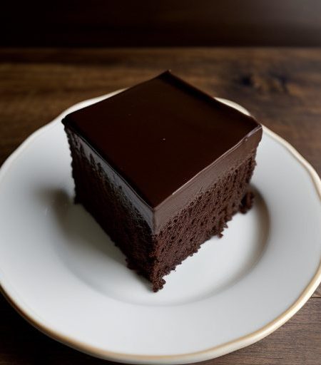 Fudge Pudding Cake With Chocolate Sauce recipe image