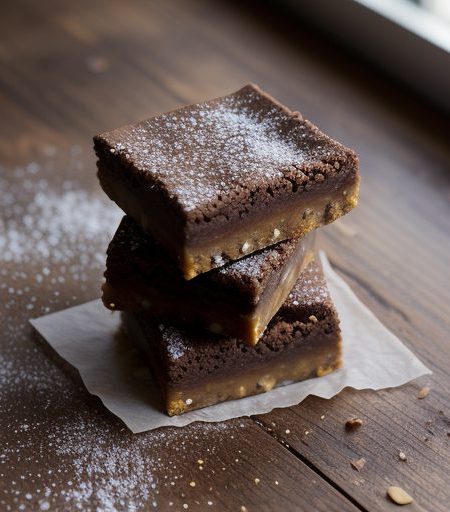Fudgy Almond Bars recipe image