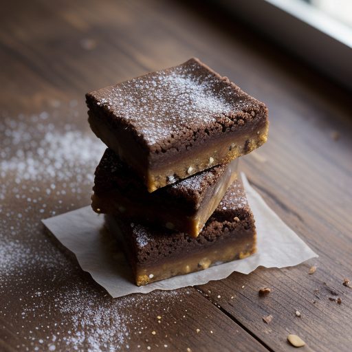 Fudgy Almond Bars recipe image