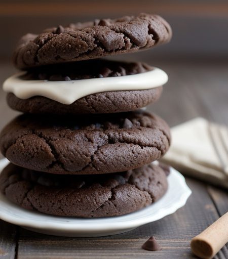 Fudgy Bat Cookies recipe image