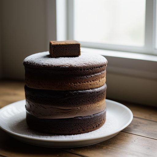 Fudgy Hanukkah Cake recipe image