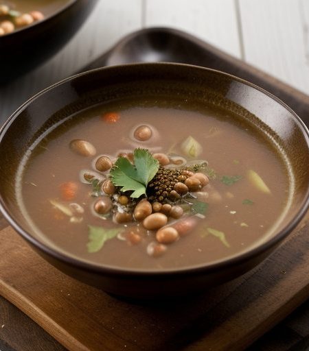 Ful Nabed (Egyptian Bean & Vegetable Soup recipe image
