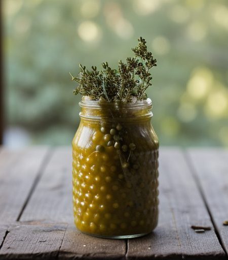 Fusilli With Garlic~ Herb & Caper Sauce *Pd recipe image