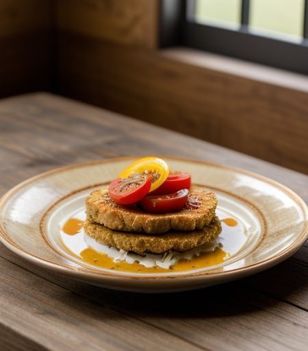 Gabrielle Carteris's Chicken Nest With Tomato recipe image
