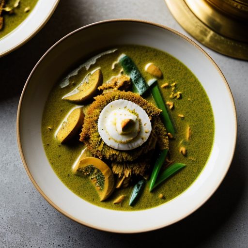 Gaeng Kiow Wahn Gai (Green Chicken Curry recipe image
