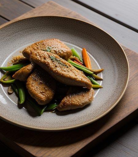 Gai Paht Meht Mamuang Himapahn (Chicken Stir recipe image