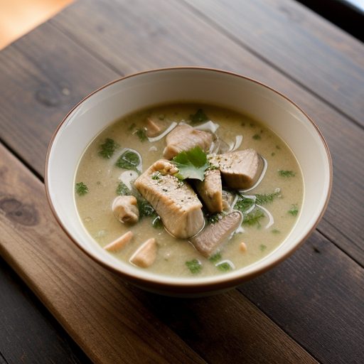 Gai Tom Kha - Chicken & Galanga Soup. recipe image