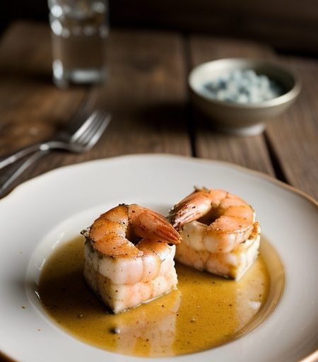 Gamberi Al Gorgonzola (Shrimp With Gorgonzola recipe image