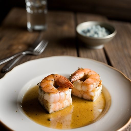 Gamberi Al Gorgonzola (Shrimp With Gorgonzola recipe image