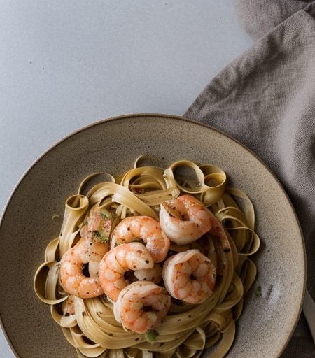 Gambretto (Shrimp Linguine recipe image