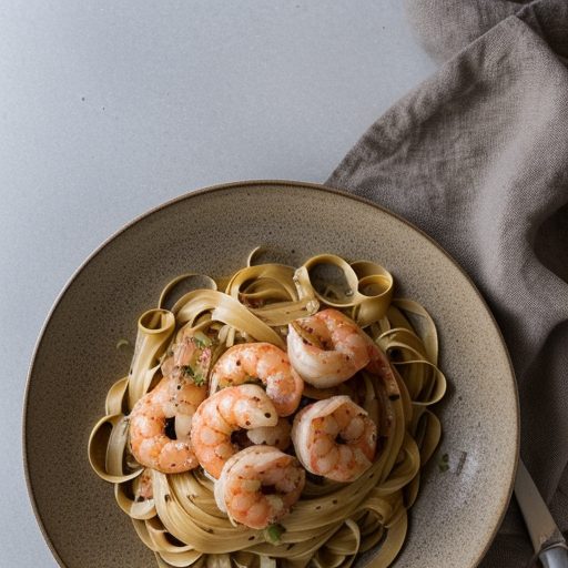 Gambretto (Shrimp Linguine recipe image
