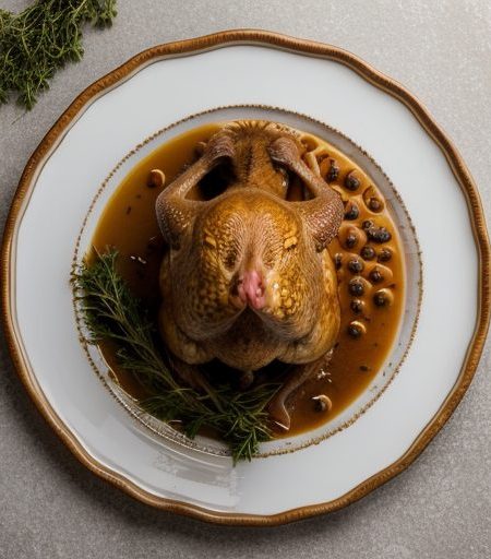 Game Hens in White Wine W/ Herbs recipe image