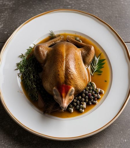 Game Hens in White Wine W/ Herbs recipe image