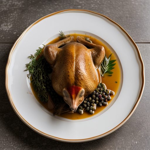 Game Hens in White Wine W/ Herbs recipe image
