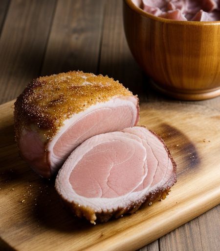 Gammon (Ham Steaks With Whiskey Sauce recipe image