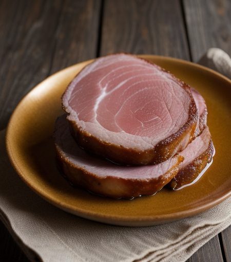 Gammon (Ham Steaks With Whiskey Sauce (Irish recipe image