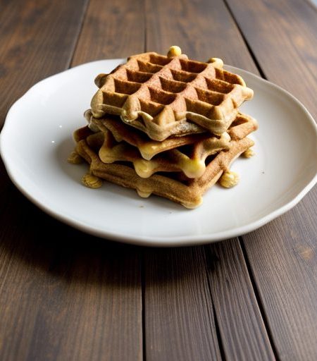 Garbanzo-Oat Waffles recipe image