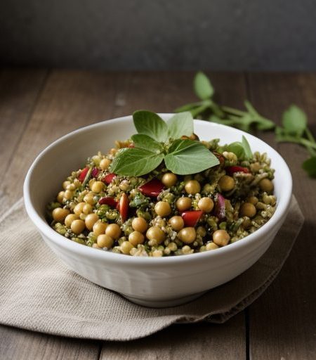 Garbanzo & Rice Salad recipe image