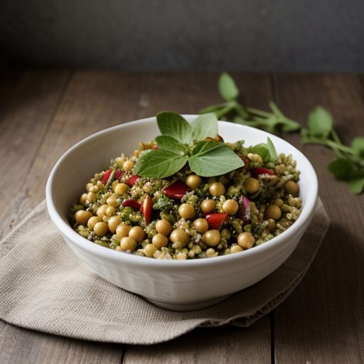 Garbanzo & Rice Salad recipe image