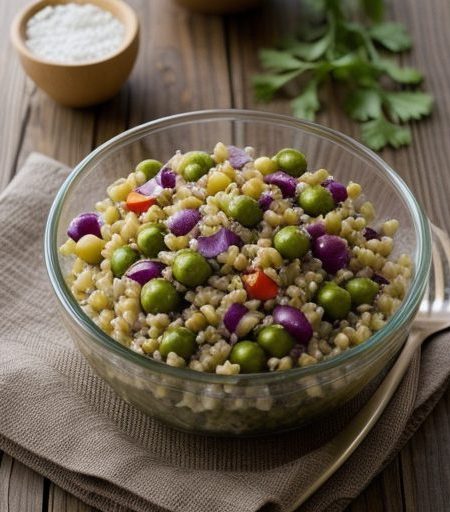 Garbanzo and Rice Salad recipe image