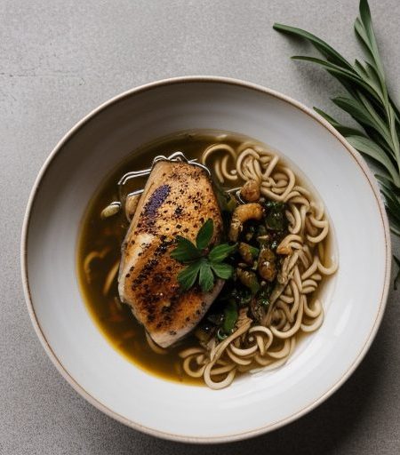 Garden Chicken Saute - 6 Points recipe image
