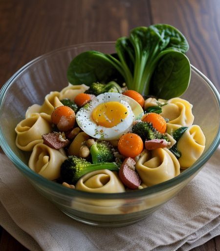 Garden Fresh Tortellini Salad recipe image