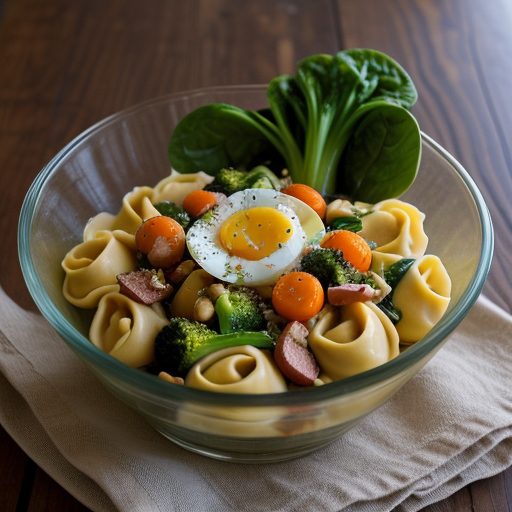 Garden Fresh Tortellini Salad recipe image