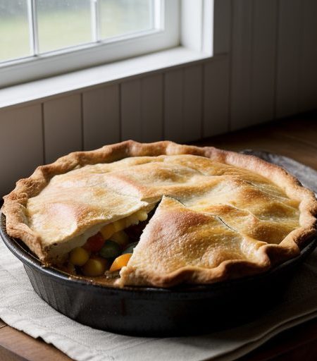 Garden Harvest Chicken Pie recipe image