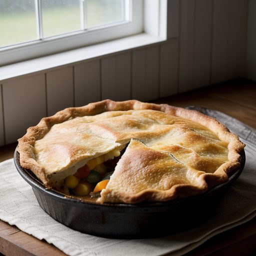 Garden Harvest Chicken Pie recipe image