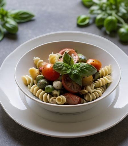 Garden Tomato Pasta Salad recipe image
