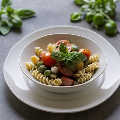 Garden Tomato Pasta Salad recipe image