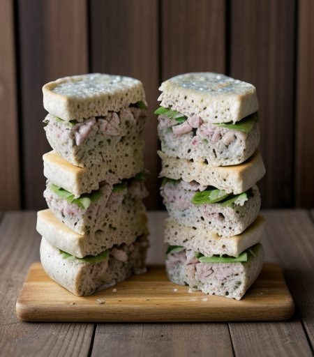 Garden Tuna Salad Pockets recipe image