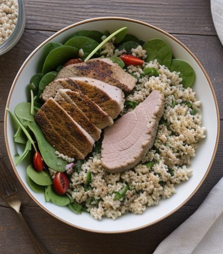 Garden Turkey & Rice Salad recipe image
