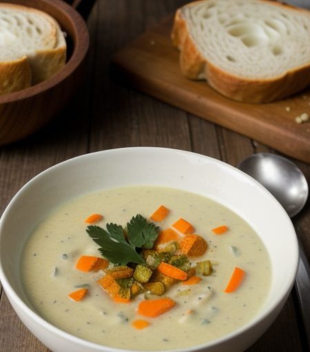 Garden Vegetarian Chowder recipe image