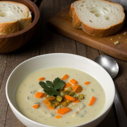 Garden Vegetarian Chowder recipe image