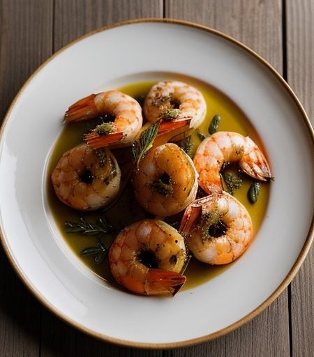 Garithes Yiouvetsi ( Baked Prawns recipe image