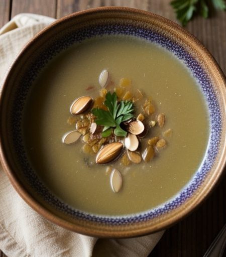 Garlic & Almond Soup recipe image