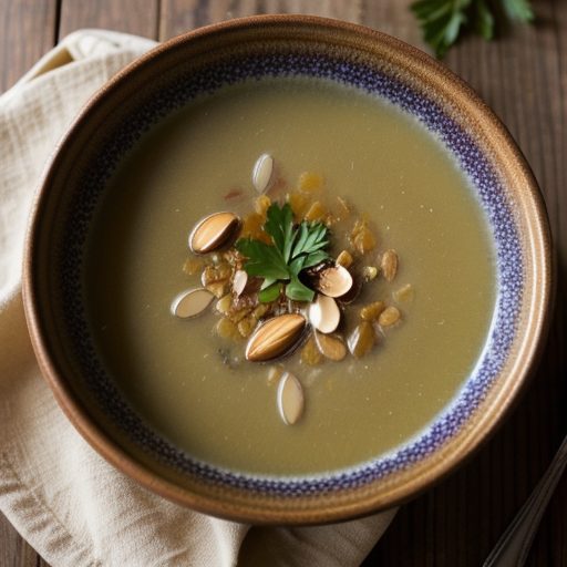 Garlic & Almond Soup recipe image